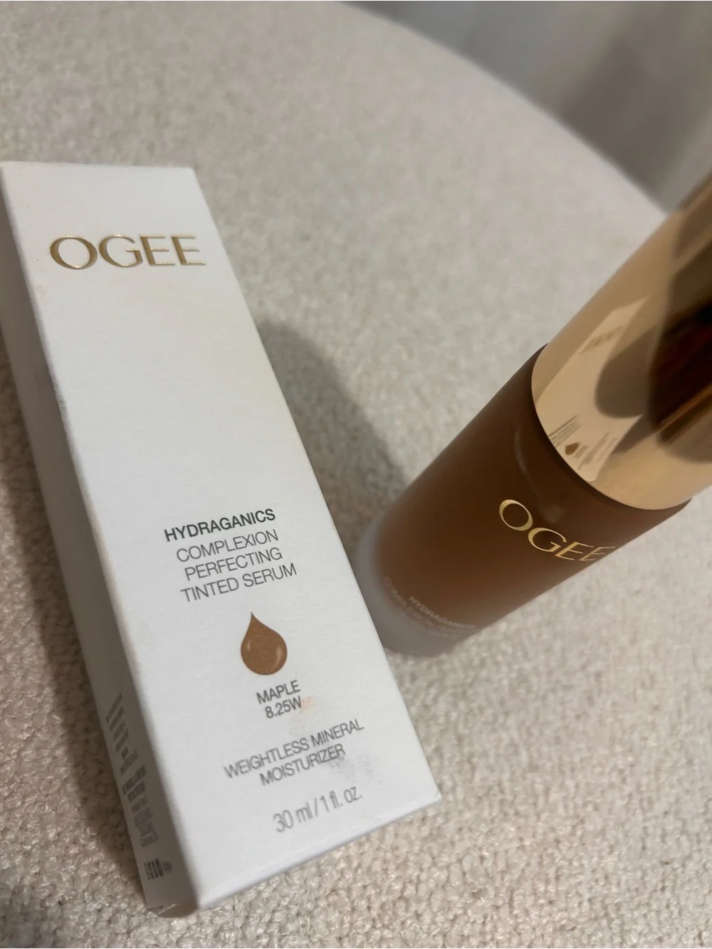 OGEE Hydraganics Complexion Perfecting Tinted Serum – Maple 8.25W